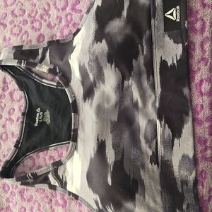 Large Reebok Camouflage Sports Bra